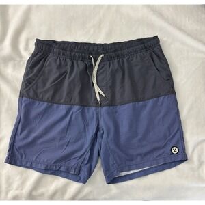 Vuori kore Shorts 36" Waist Athletic Blue On Blue Men's